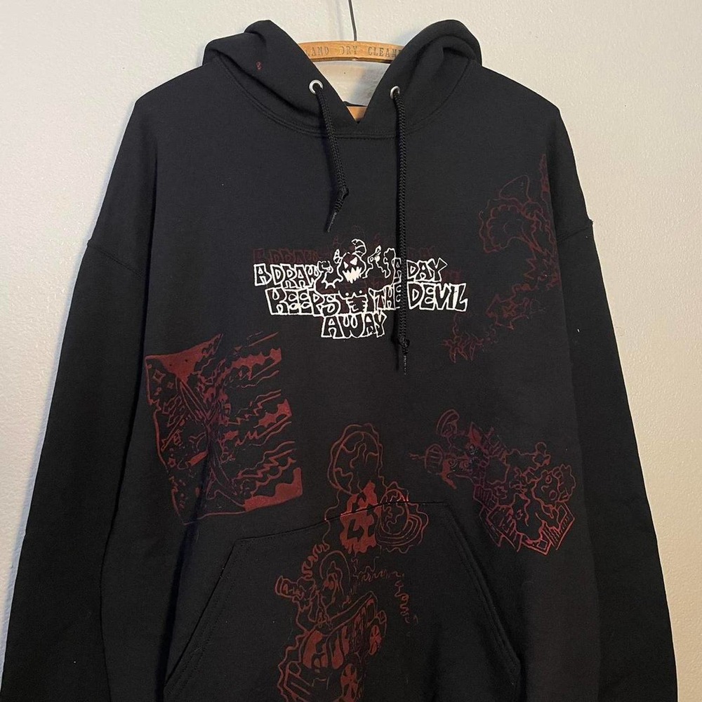 Custom 1 of 1 test print art hoodie